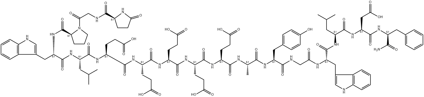 [Leu15]-Gastrin I (human) Structure