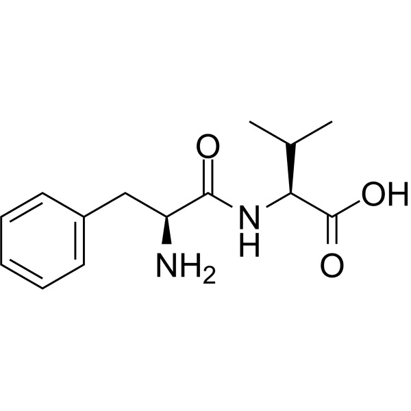 L-Phenylalanyl-L-valine Structure