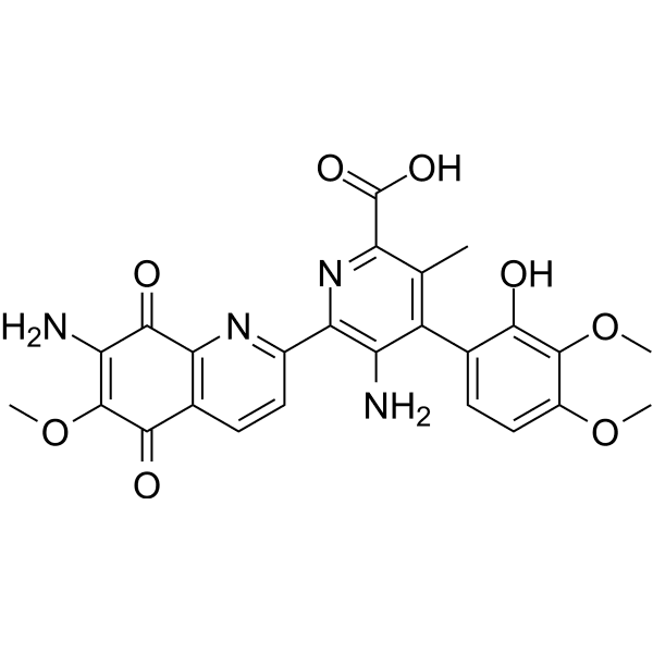 Streptonigrin Structure