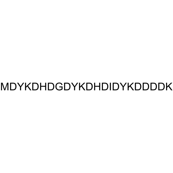 3X FLAG peptide Structure