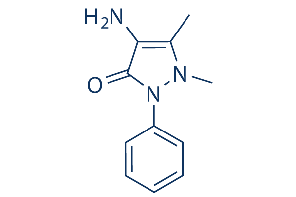 4-Aminoantipyrine Structure