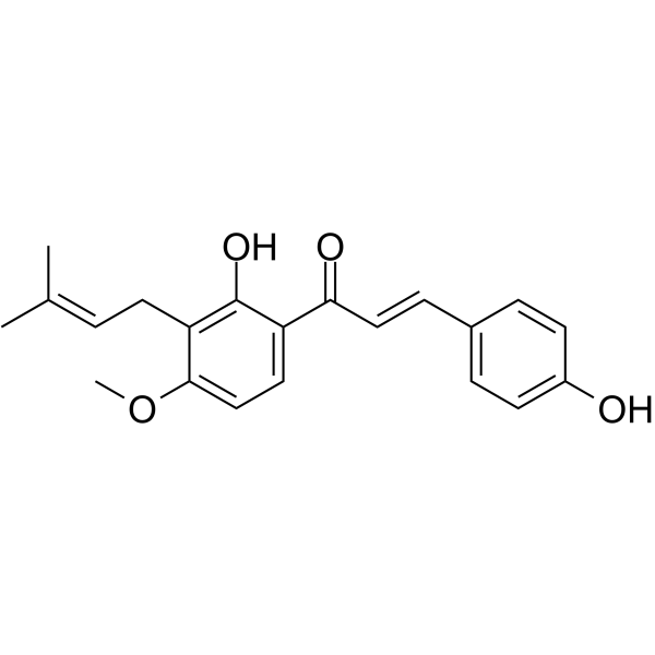 4-Hydroxyderricin Structure