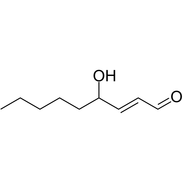 4-Hydroxynonenal Structure