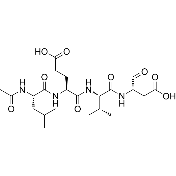 Ac-LEVD-CHO Structure