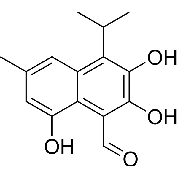 Hemigossypol Structure