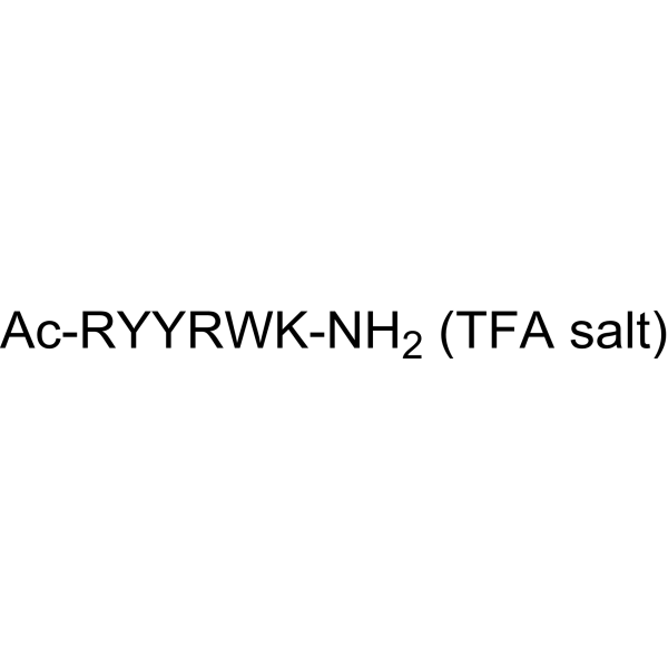 Ac-RYYRWK-NH2 TFA  Structure