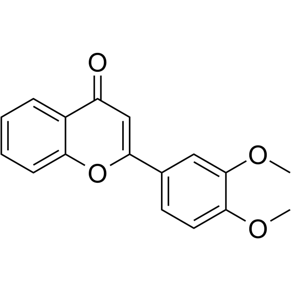 3',4'-Dimethoxyflavone Structure