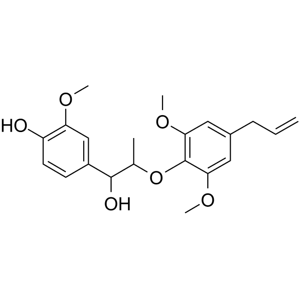 (Rac)-Myrislignan Structure