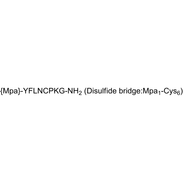 D[LEU4, LYS8]-VP Structure