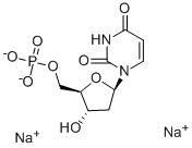 2'-Deoxyuridine 5'-monophosphate disodium salt Structure