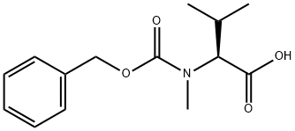 N-((Benzyloxy)carbonyl)-N-methyl-L-valine Structure