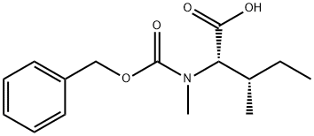 N-((Benzyloxy)carbonyl)-N-methyl-L-isoleucine Structure