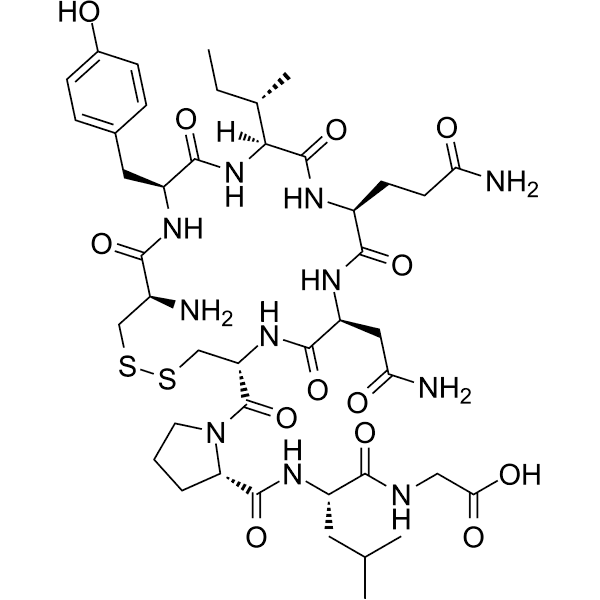 Oxytocin free acid Structure