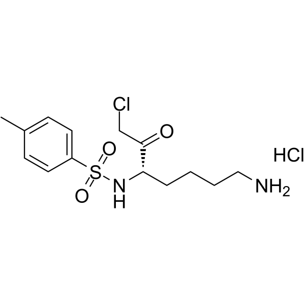 N-alpha-Tosyl-L-lysine chloromethyl ketone hydrochloride  Structure