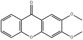2,3-Dimethoxyxanthone Structure