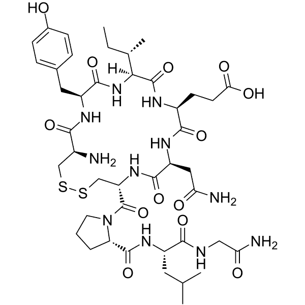 [Glu4]-Oxytocin Structure