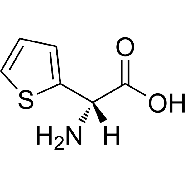 (S)-2-Amino-2-(thiophen-2-yl)acetic acid Structure