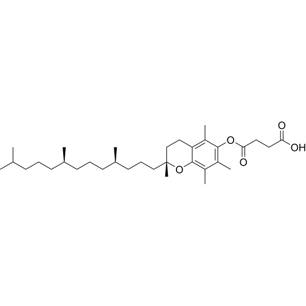 D-α-Tocopherol Succinate Structure