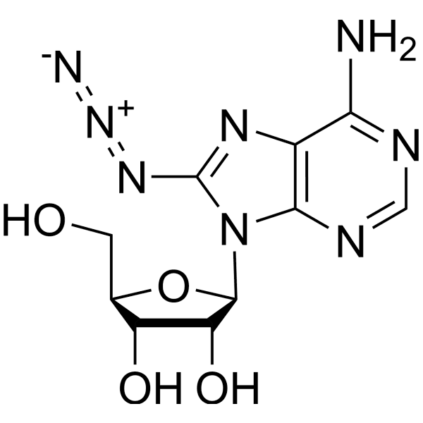 8-Azidoadenosine Structure