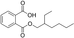 Phthalic acid mono-2-ethylhexyl ester (liquid) Structure
