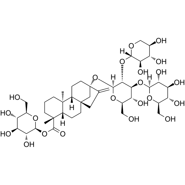 Rebaudioside F Structure