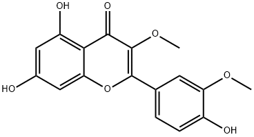 Quercetin 3,3'-dimethyl ether Structure