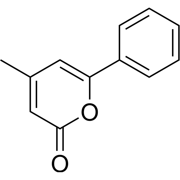 4-Methyl-6-phenyl-2H-pyranone Structure