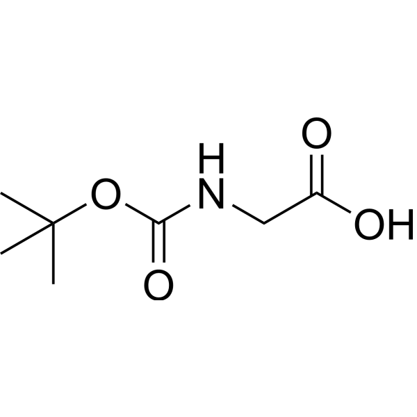 Boc-Glycine Structure