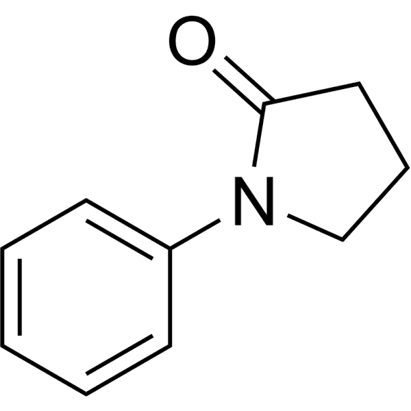 1-Phenyl-2-pyrrolidinone Structure