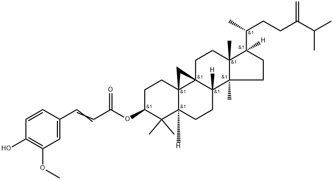 24-Methylene cycloartanyl ferulate Structure
