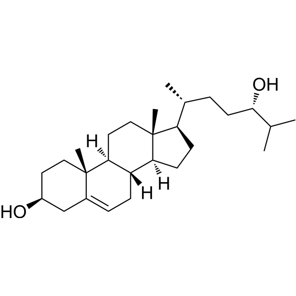 24(S)-Hydroxycholesterol Structure