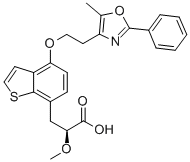 Aleglitazar Structure