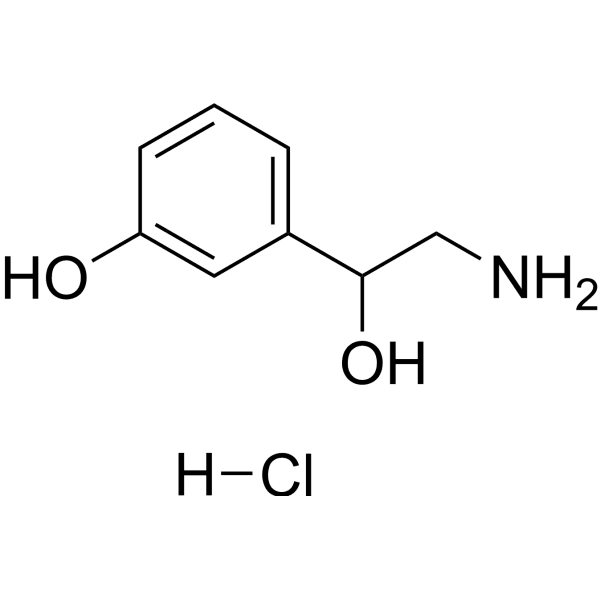 Norfenefrine hydrochloride Structure
