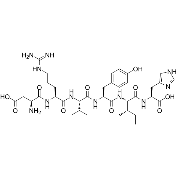 Angiotensin I/II (1-6) Structure