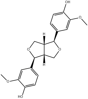 (+)-Pinoresinol Structure