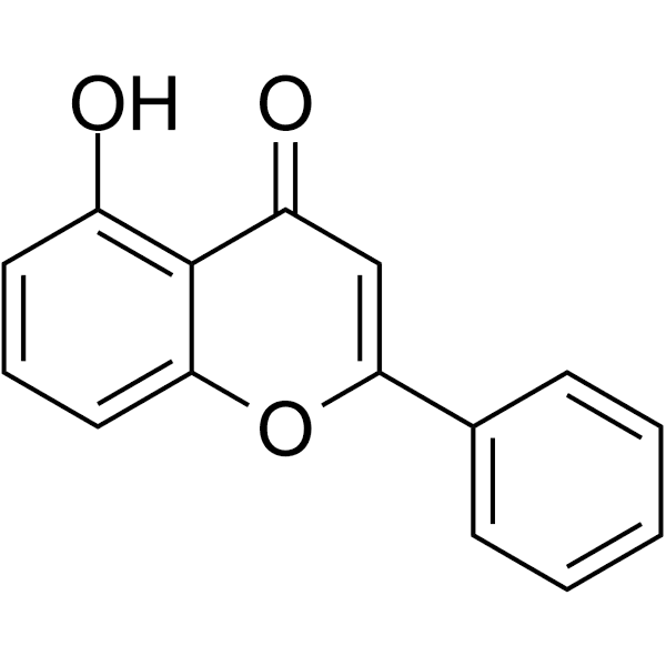5-Hydroxyflavone Structure