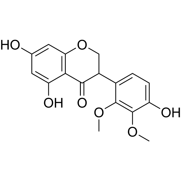 Parvisoflavanone Structure