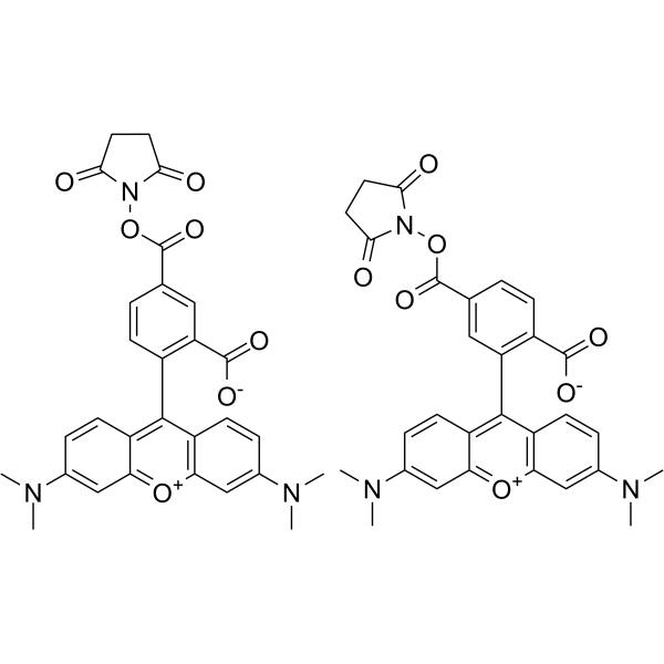 5(6)-TAMRA SE Structure