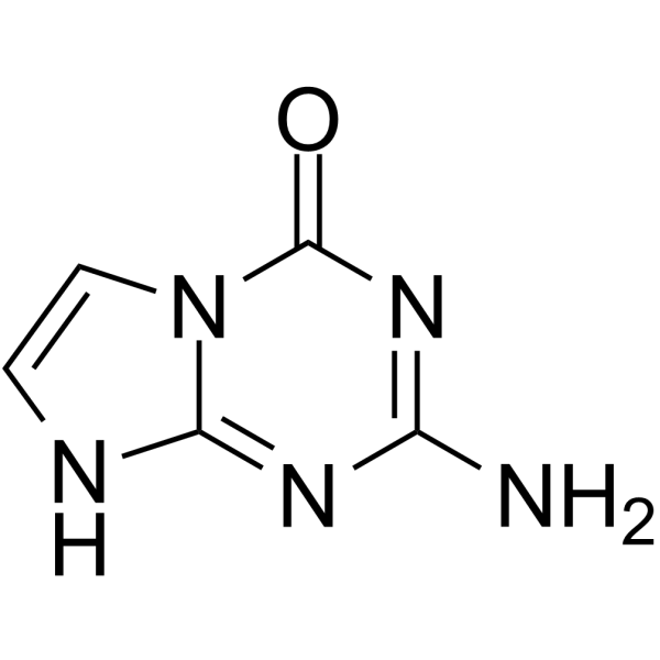 5-Aza-7-deazaguanine Structure