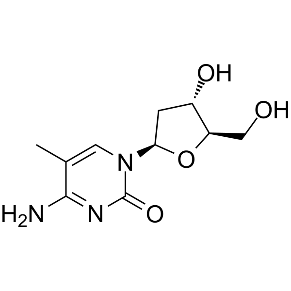 5-Methyl-2'-deoxycytidine Structure