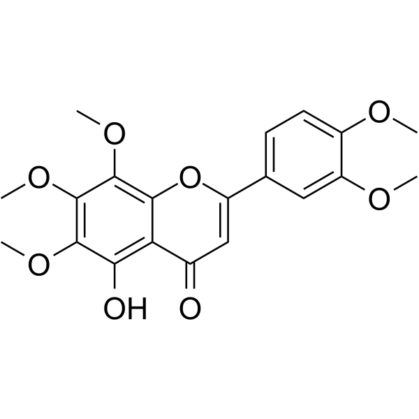 5-O-Demethylnobiletin Structure