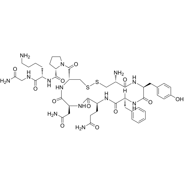 Lysipressin Structure