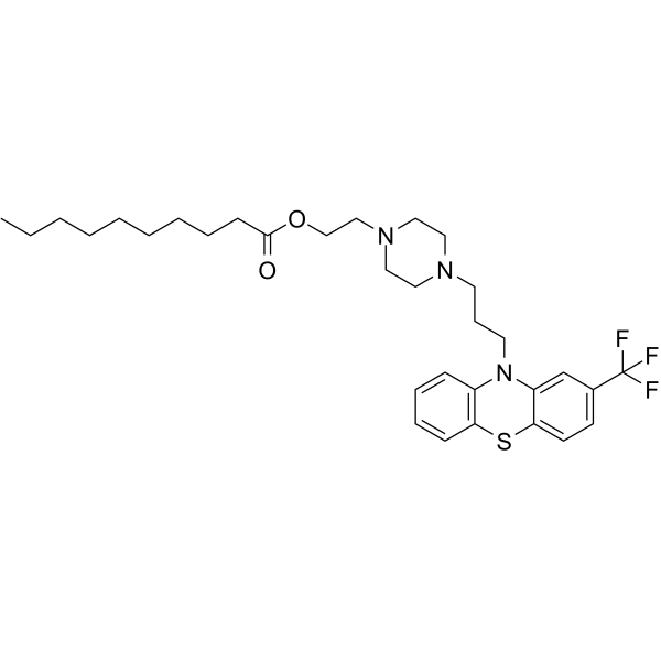 Fluphenazine decanoate  Structure