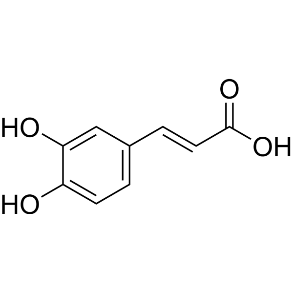 Trans-caffeic acid Structure