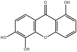 1,5,6-Trihydroxyxanthone Structure