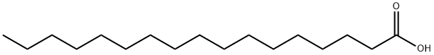 Heptadecanoic acid Structure