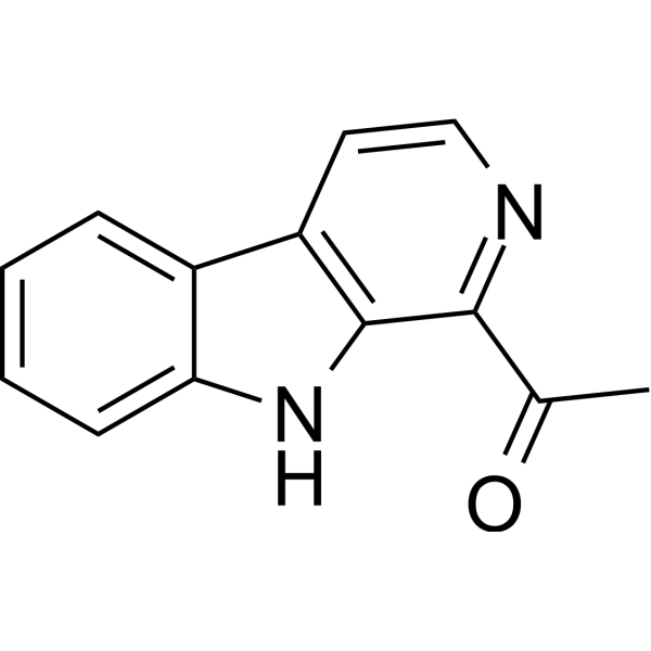 1-Acetyl-β-carboline Structure