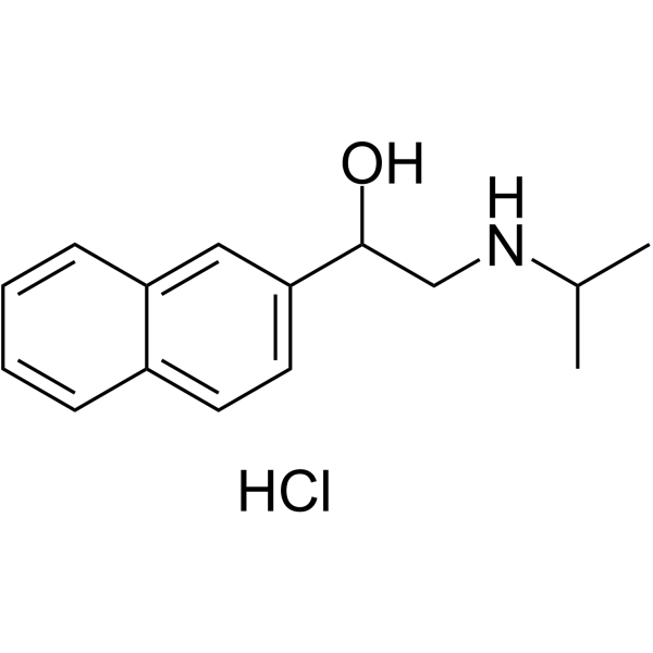 Pronethalol hydrochloride Structure