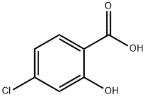4-Chloro-2-hydroxybenzoic acid, 4-chloro salicylic acid Structure