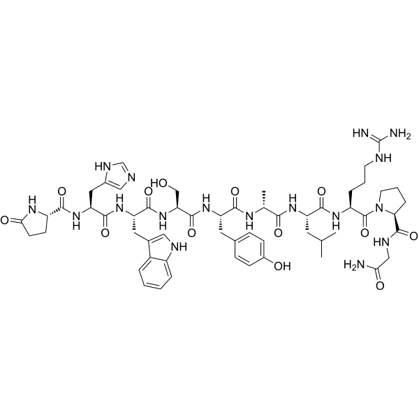 [D-Ala6]-LH-RH Structure